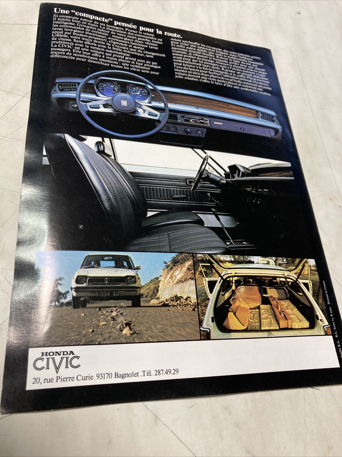 TEST - Honda Civic catalogue