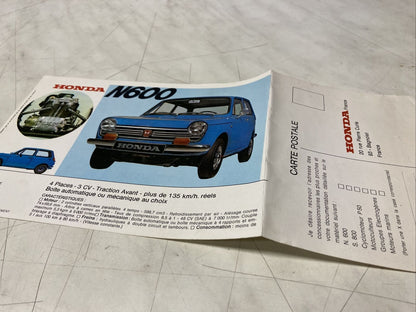 TEST - Honda N600 S800 racing coupé (Catalogues pièces détachées auto)